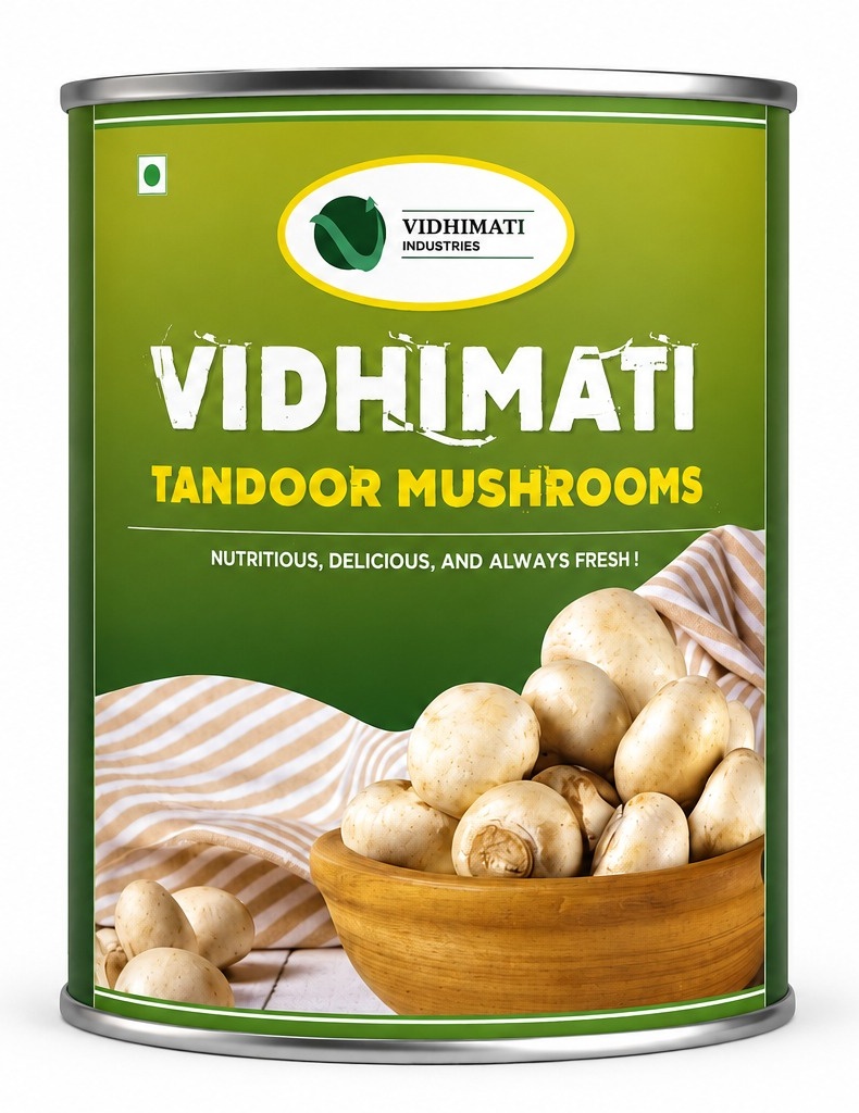 Tandoor Mushroom can by Vidhimati Industries